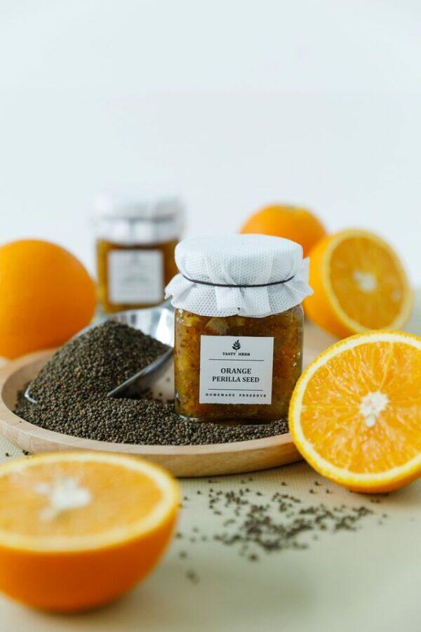 Orange Perilla Seed Jam